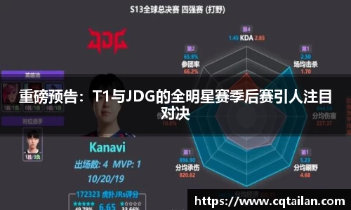 重磅预告：T1与JDG的全明星赛季后赛引人注目对决